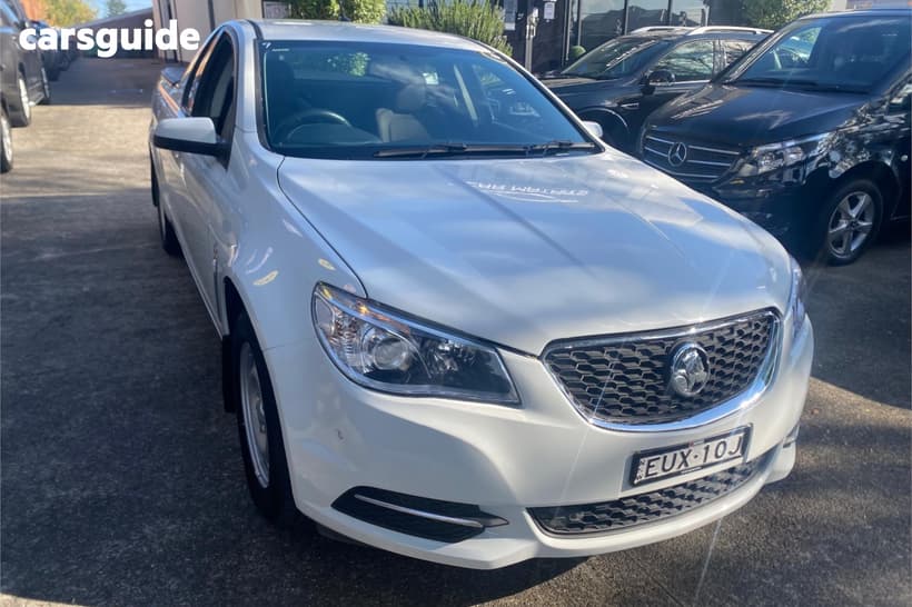 White 2015 Holden UTE Utility