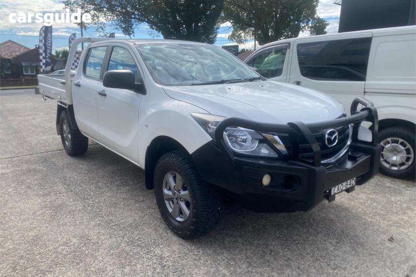 White 2019 Mazda BT-50 Dual Cab Chassis Xt (4X4) (5Yr)