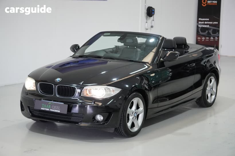 Black 2013 BMW 120I Convertible 20I