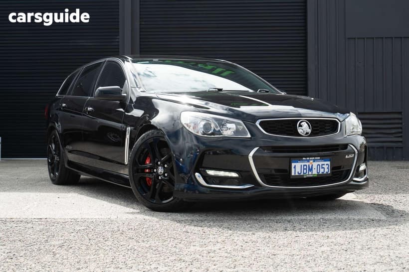 Black 2016 Holden Commodore Sportswagon Ss-V Redline