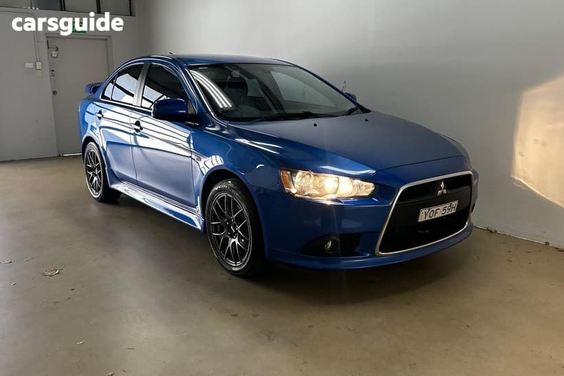 Blue 2013 Mitsubishi Lancer Sedan Vr-X
