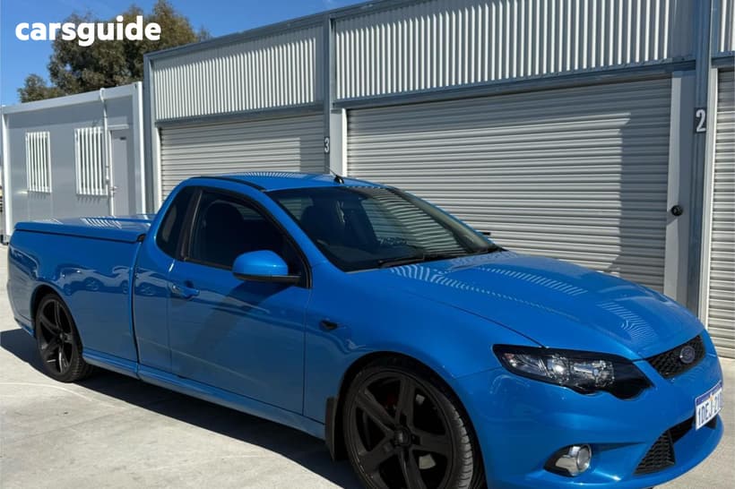 Blue 2008 Ford Falcon Utility Xr6T