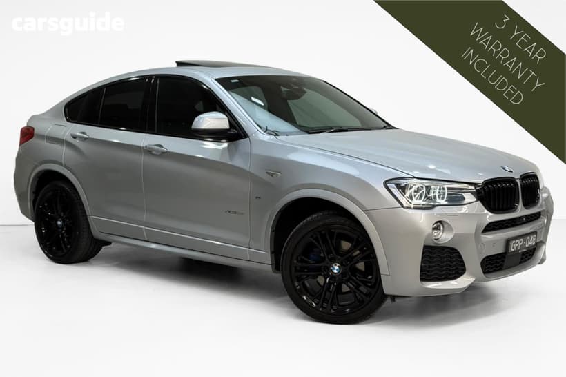 Silver 2014 BMW X4 Coupe Xdrive 35I