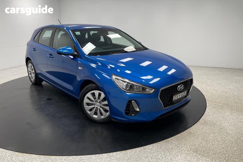 Blue 2018 Hyundai I30 Hatchback Go