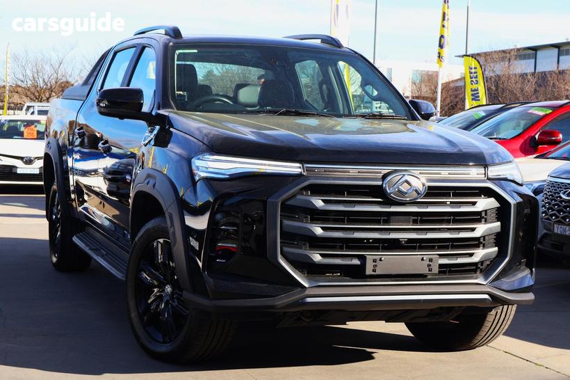 Black 2023 LDV T60 Double Cab Utility Max Luxe (4X4)