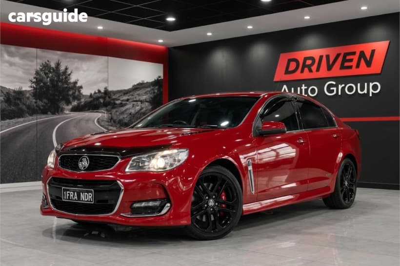 Red 2016 Holden Commodore Sedan Ss-V Redline