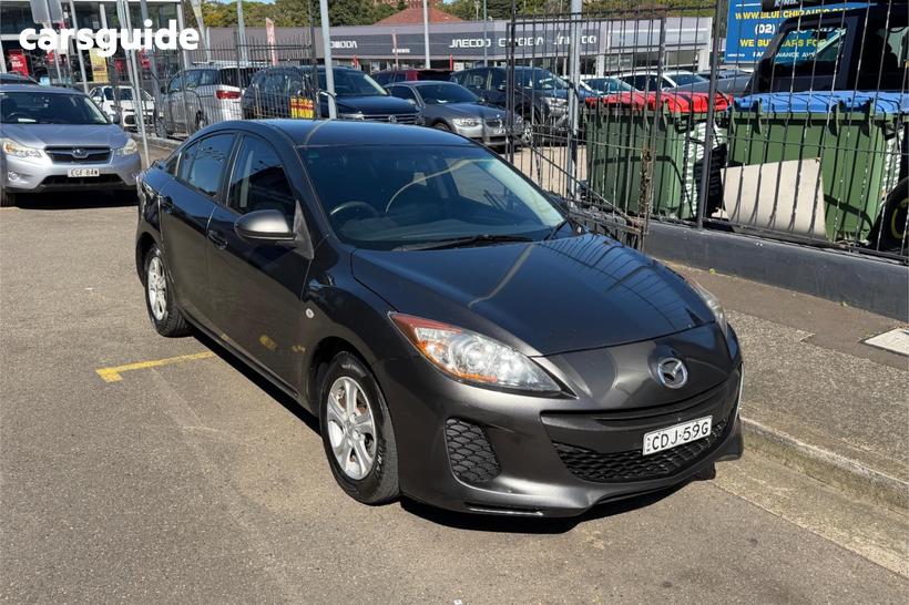 Grey 2011 Mazda 3 Sedan Neo
