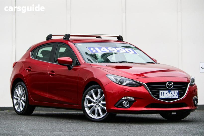 Red 2015 Mazda 3 Hatchback Sp25 Gt