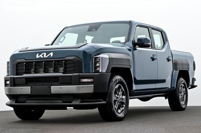 Blue 2025 Kia Tasman Double Cab Pick Up Sx (4X4) (Std) Black Fender