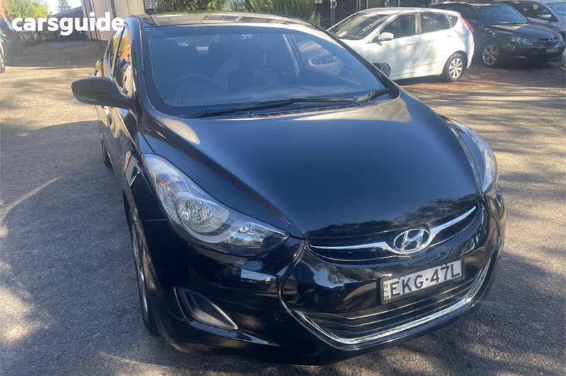 Black 2012 Hyundai Elantra Sedan Active