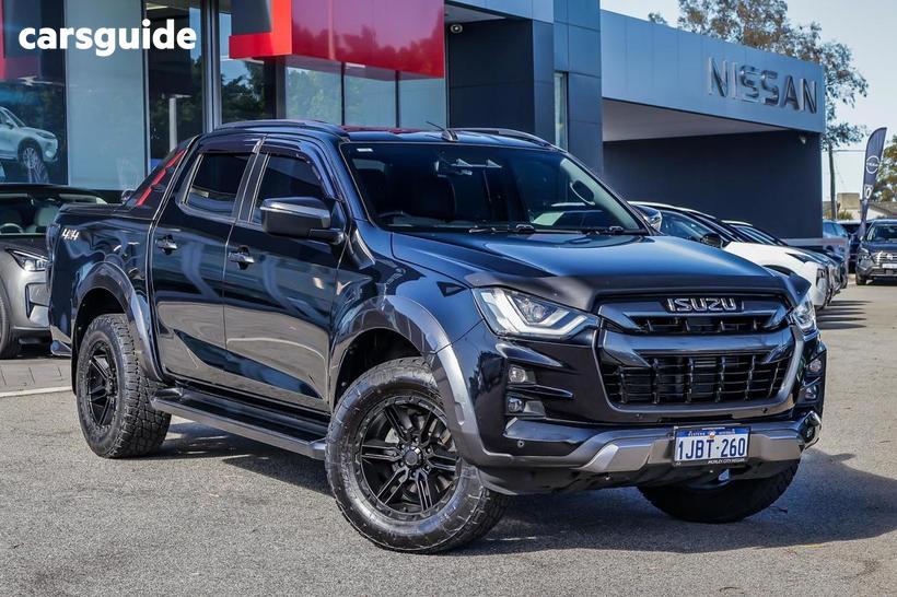 Black 2022 Isuzu D-MAX Crew Cab Utility X-Terrain (4X4)