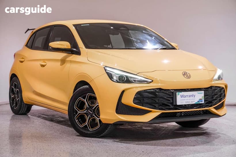 Yellow 2024 MG MG3 Hatchback Excite