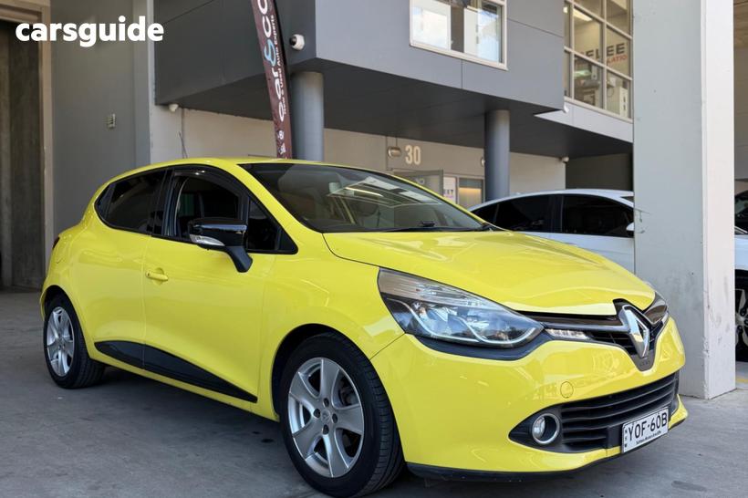 Yellow 2014 Renault Clio Hatchback Expression