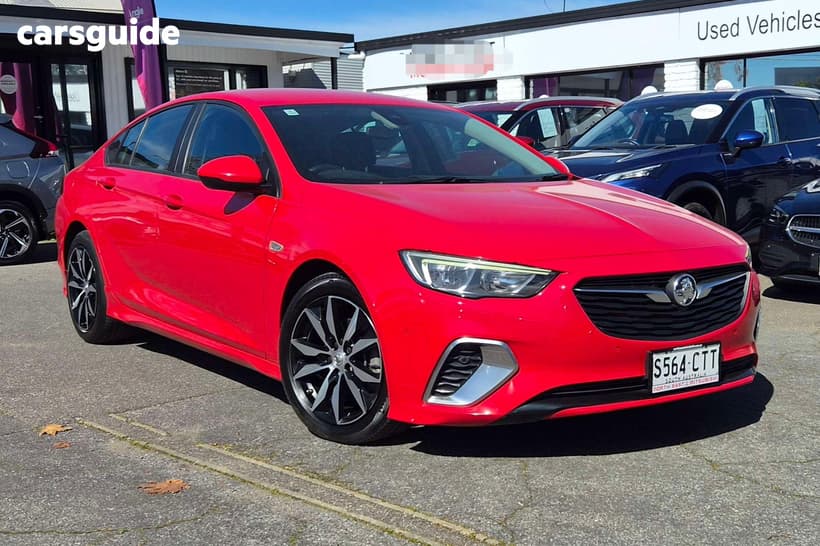 Red 2018 Holden Commodore Liftback Rs