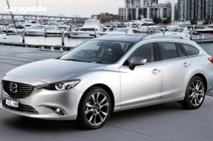 Silver 2015 Mazda 6 Wagon Atenza