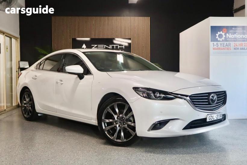 White 2015 Mazda 6 Sedan Atenza