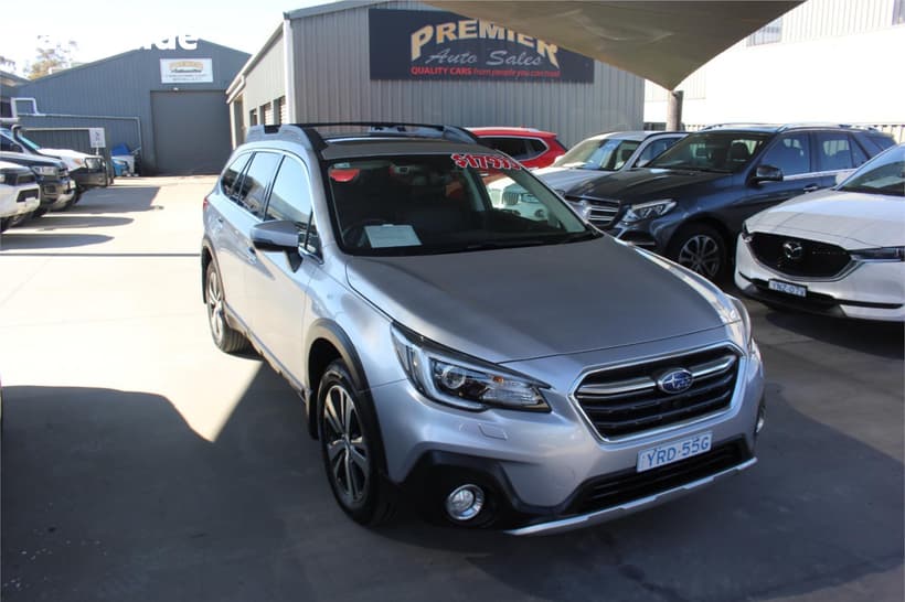 Blue 2018 Subaru Outback Wagon 2.5I Premium