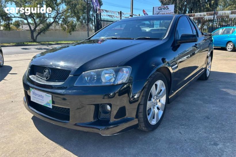 Black 2009 Holden Commodore Utility Sv6 60Th Anniversary