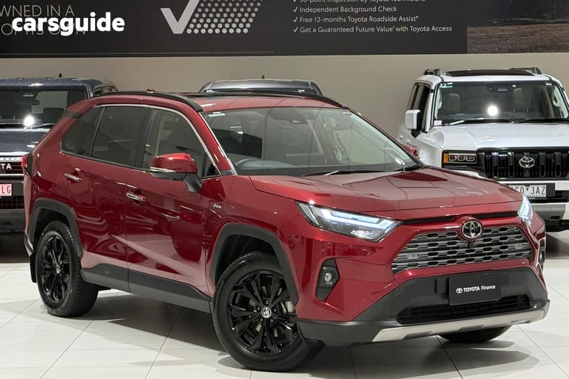 Red 2025 Toyota RAV4 SUV