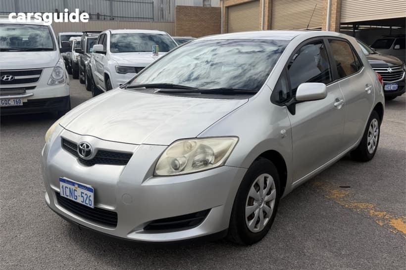 Silver 2007 Toyota Corolla Hatchback Ascent Seca
