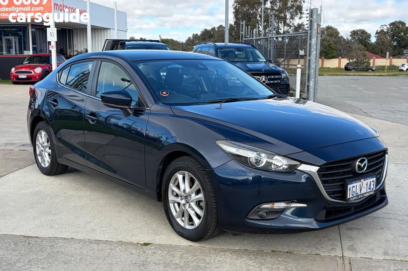 Blue 2018 Mazda 3 Sedan Maxx Sport