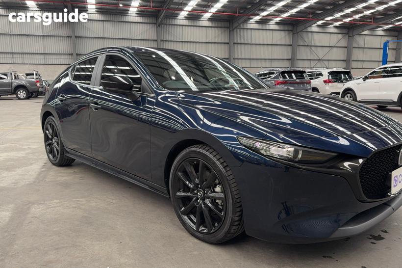 Blue 2022 Mazda 3 Hatchback G25 Evolve Sp