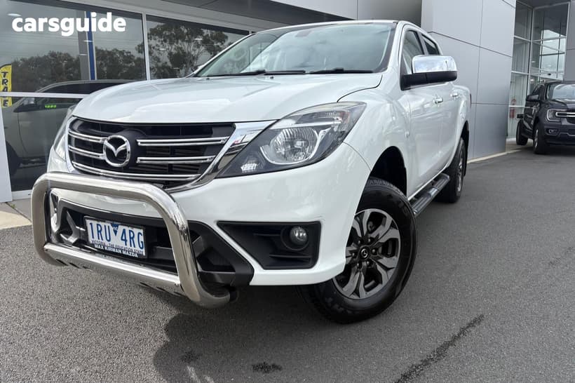 White 2020 Mazda BT-50 Dual Cab Utility Xtr (4X2) (5Yr)