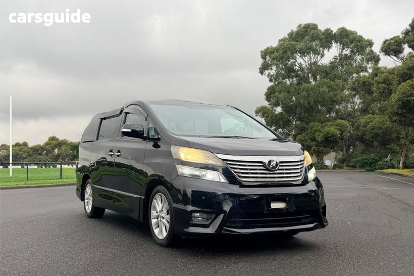 Black 2011 Toyota Vellfire Commercial 2.4Z