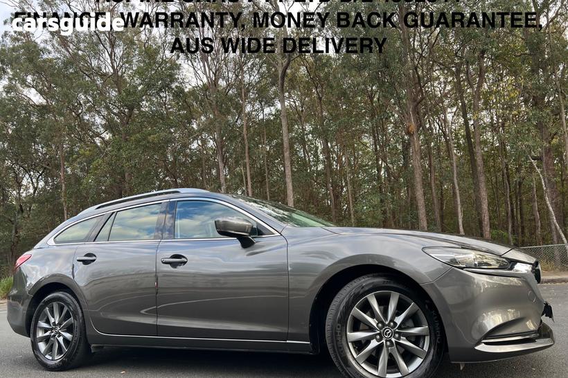 Grey 2018 Mazda 6 Wagon Sport
