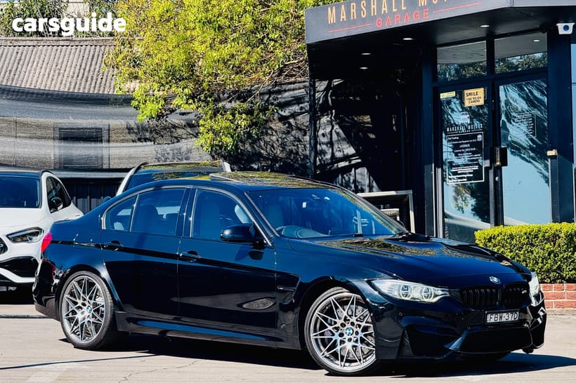 Black 2016 BMW M3 Sedan Competition