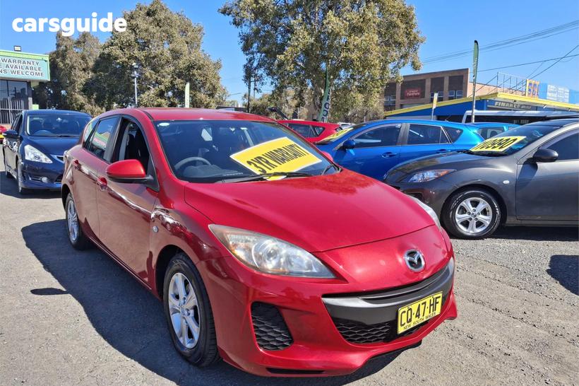 Red 2012 Mazda 3 Hatchback Neo