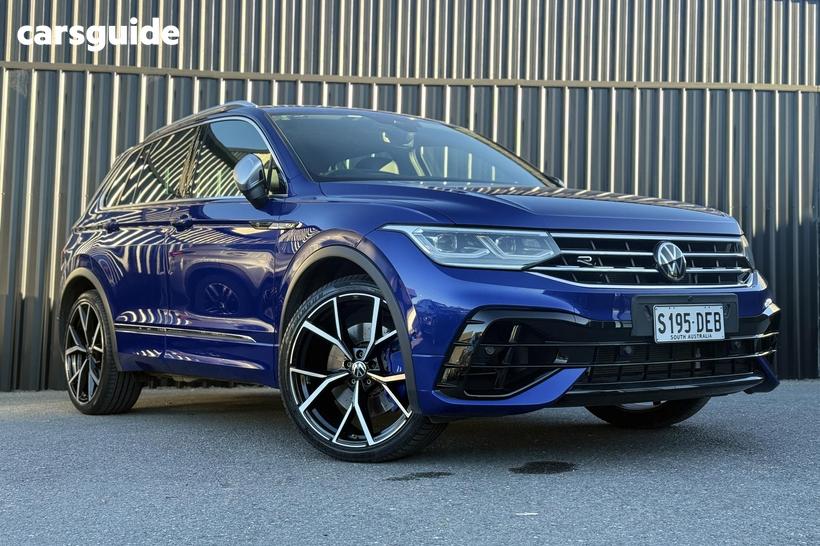 Blue 2021 Volkswagen Tiguan Wagon 235Tsi R