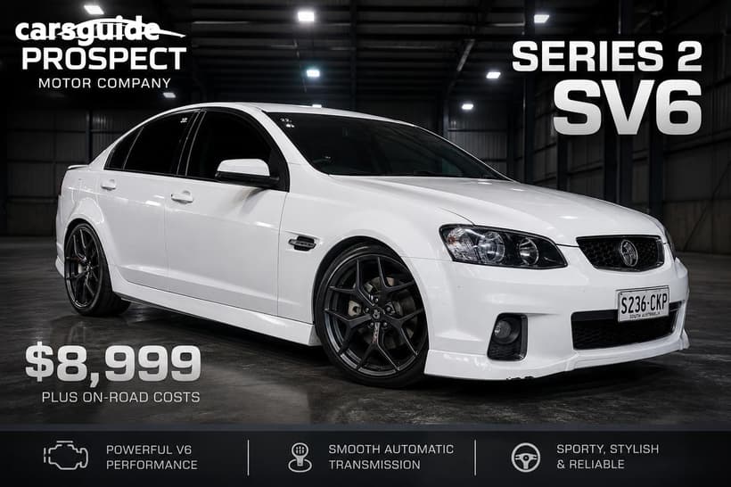 White 2011 Holden Commodore Sedan Sv6