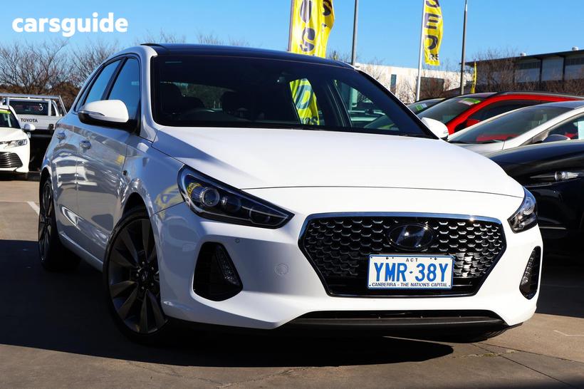 White 2018 Hyundai I30 Hatchback Sr Premium