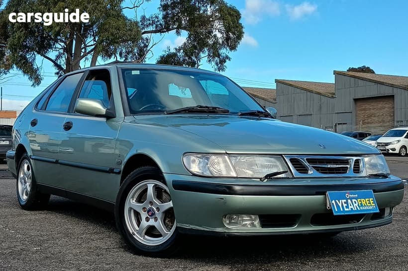 Green 2001 Saab 9-3 Coupe S