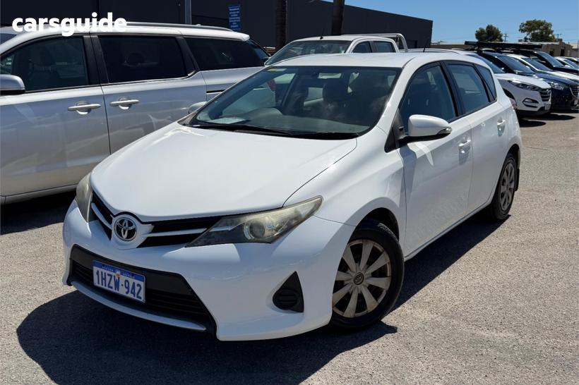 White 2012 Toyota Corolla Hatchback Ascent