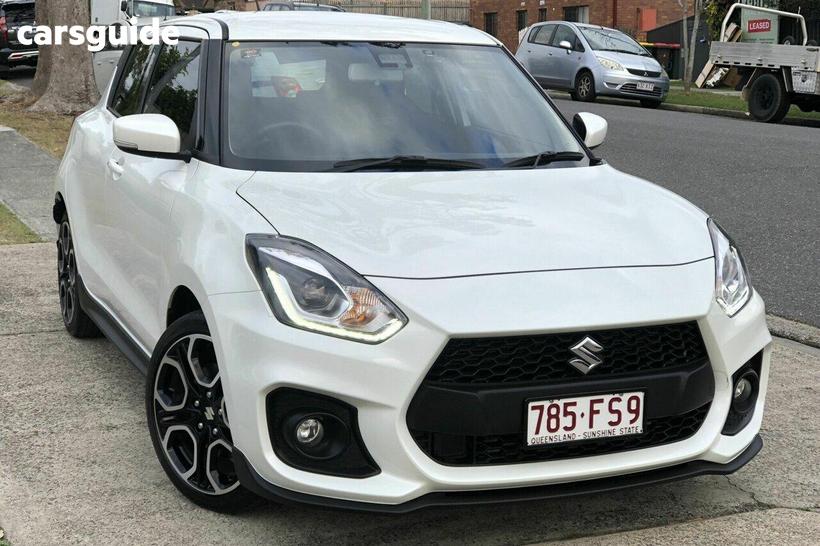 White 2022 Suzuki Swift Hatchback Sport Turbo