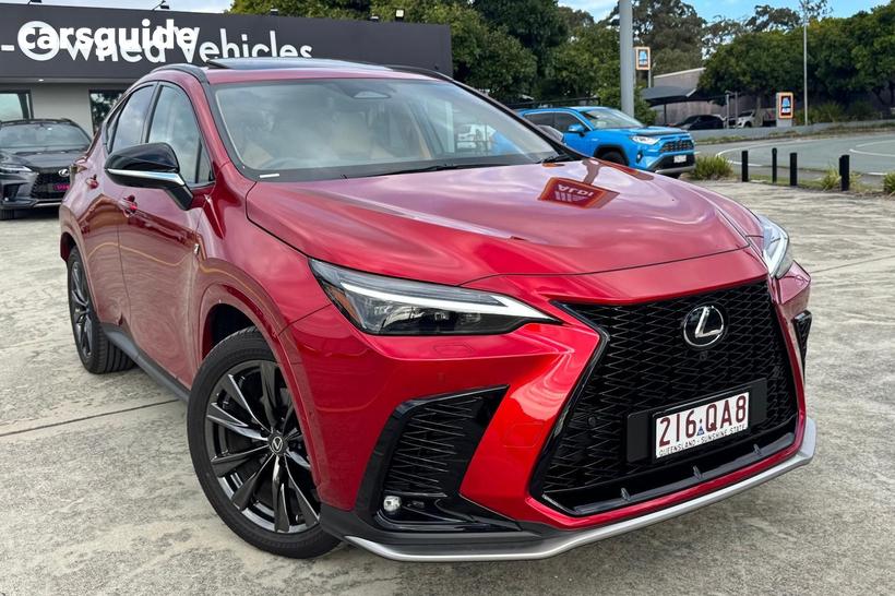Red 2026 Lexus NX SUV NX450H+ F SPORT 4X4