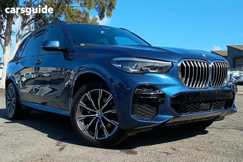 Blue 2022 BMW X5 Wagon Xdrive40I M Sport