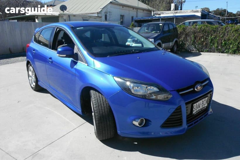 Blue 2014 Ford Focus Hatchback Sport