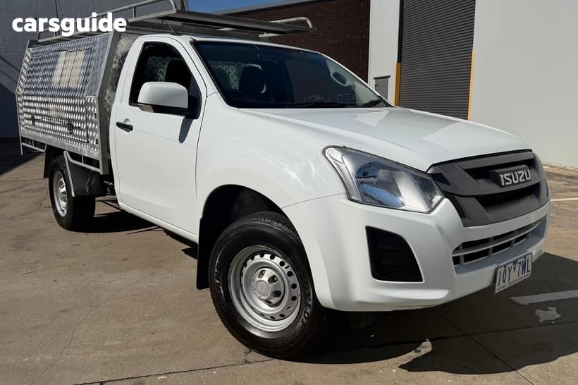 White 2020 Isuzu D-MAX Cab Chassis Sx Hi-Ride (4X2)
