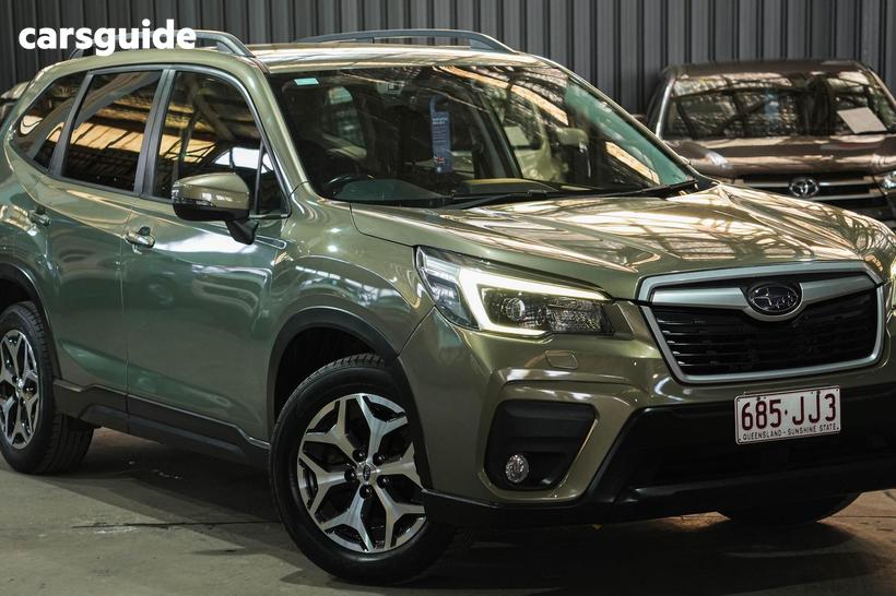 Green 2020 Subaru Forester SUV 2.5I (AWD) MY21