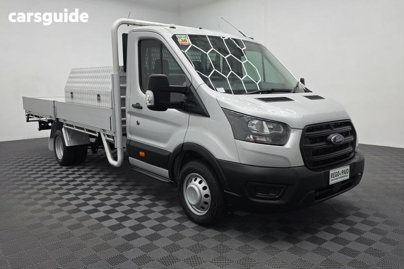 Silver 2020 Ford Transit Cab Chassis 430E (Rwd) Drw