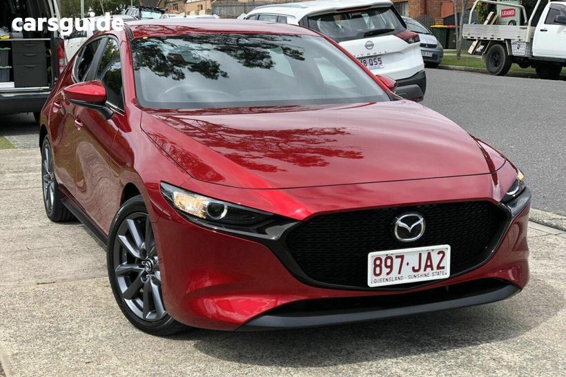 Red 2023 Mazda 3 Hatchback G20 Evolve