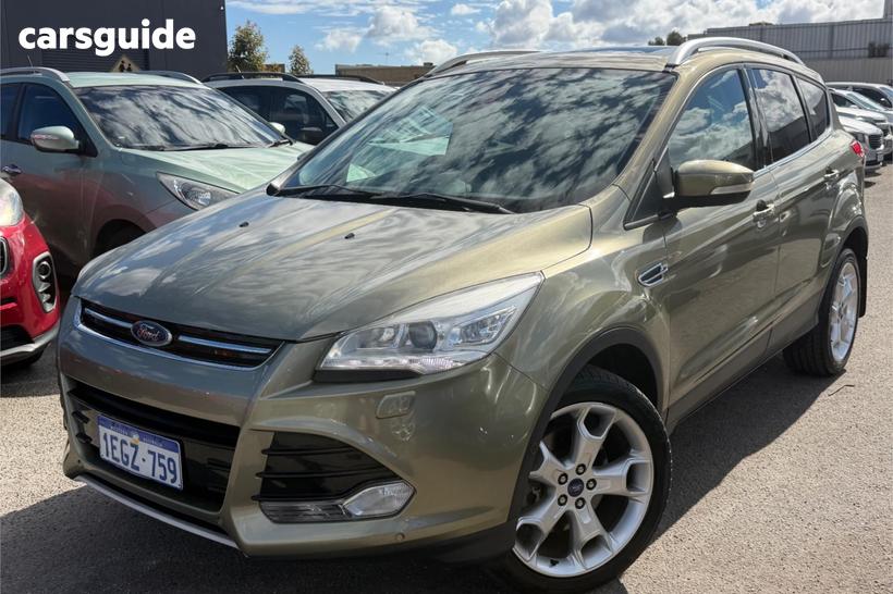 Green 2013 Ford Kuga Wagon Titanium (Awd)