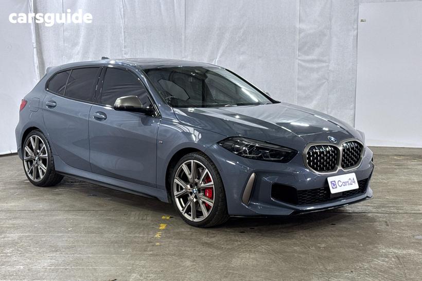 Green 2022 BMW M135I Hatchback Xdrive