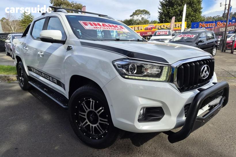 White 2019 LDV T60 Double Cab Utility Trailrider (4X4)