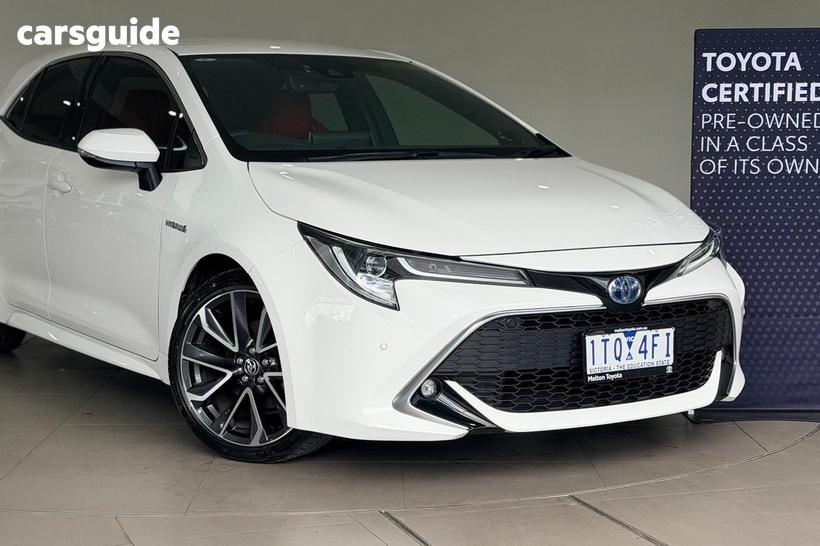 White 2021 Toyota Corolla Hatchback Zr Hybrid