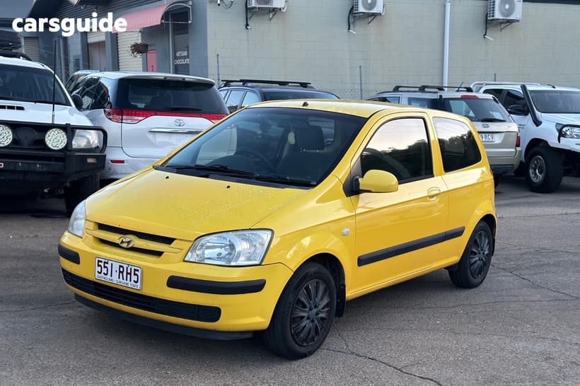 Yellow 2005 Hyundai Getz Hatchback Gl