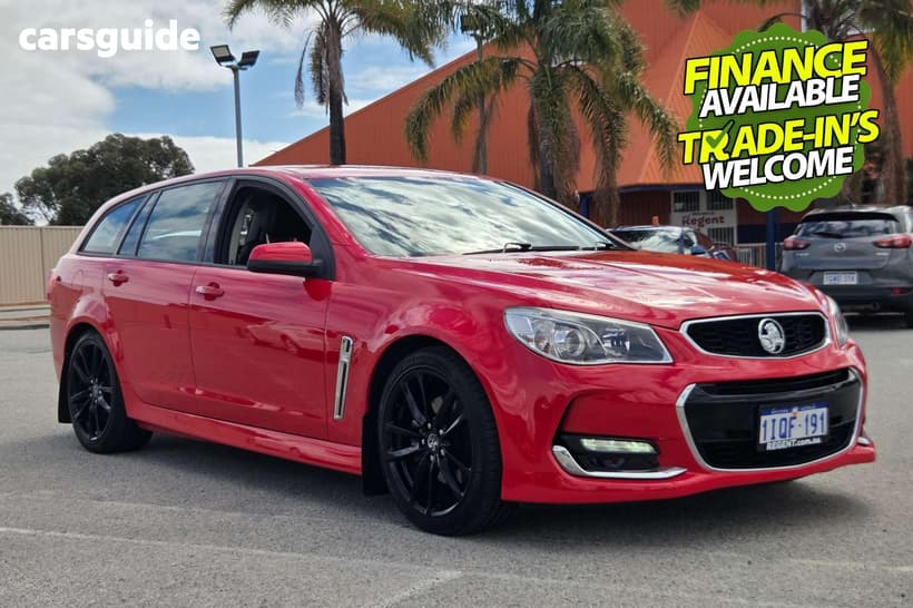 Red 2017 Holden Commodore Sportswagon Sv6